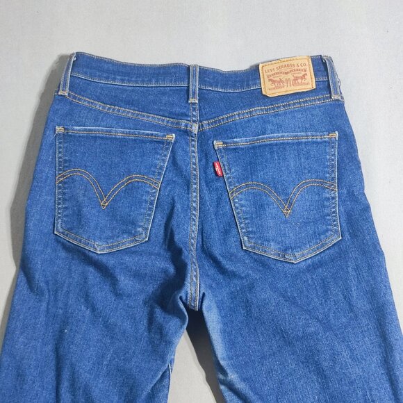 Levi's jeans women's size W30/L30 denim blue colour Mile High Super Skinny - Picture 4 of 16